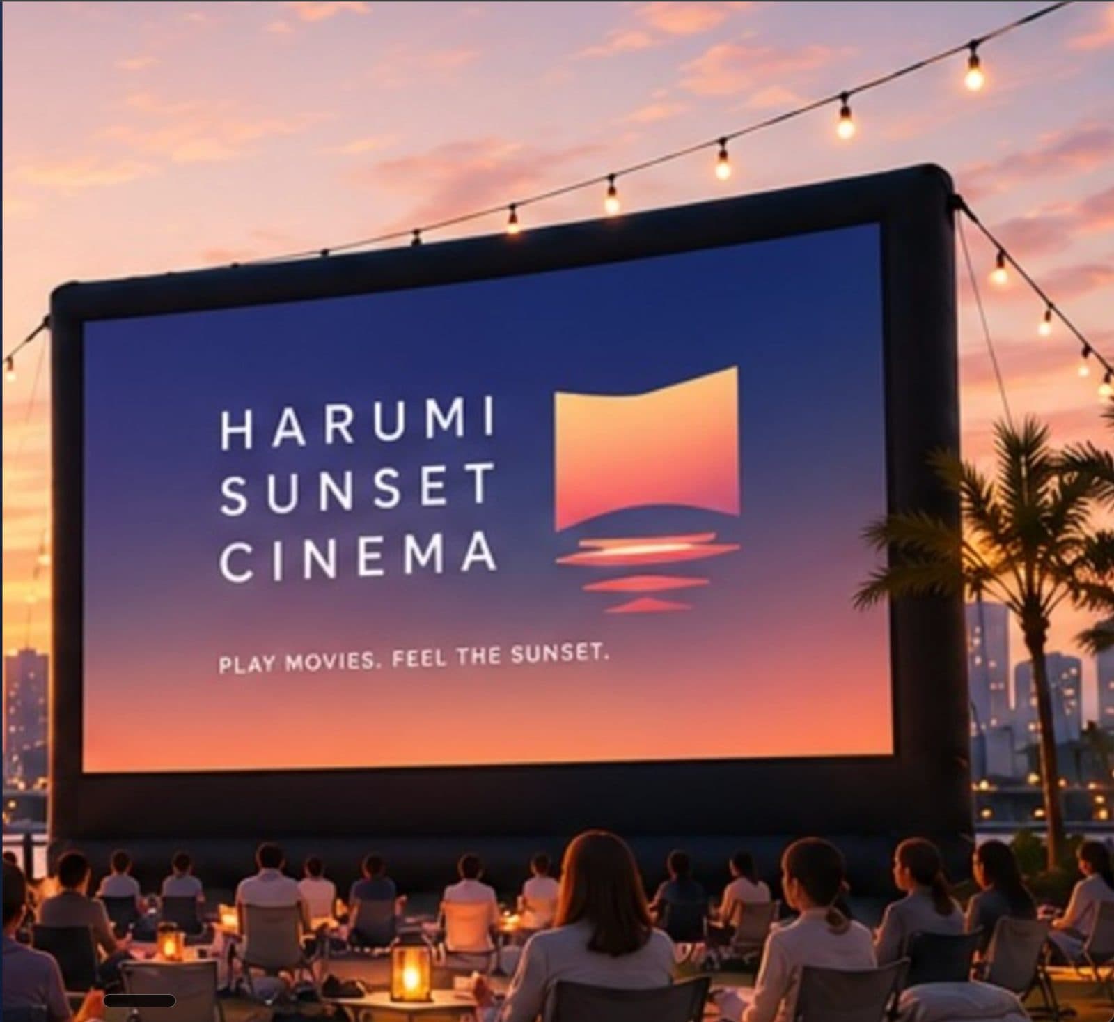 晴海の夕景